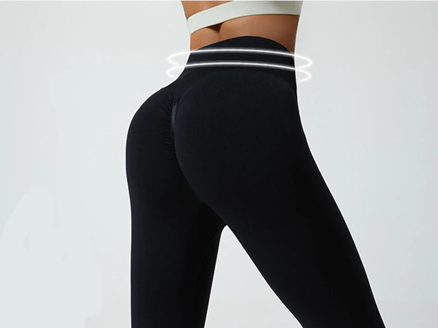 High Waist Push Up Leggings - Tummy Control Yoga Pants