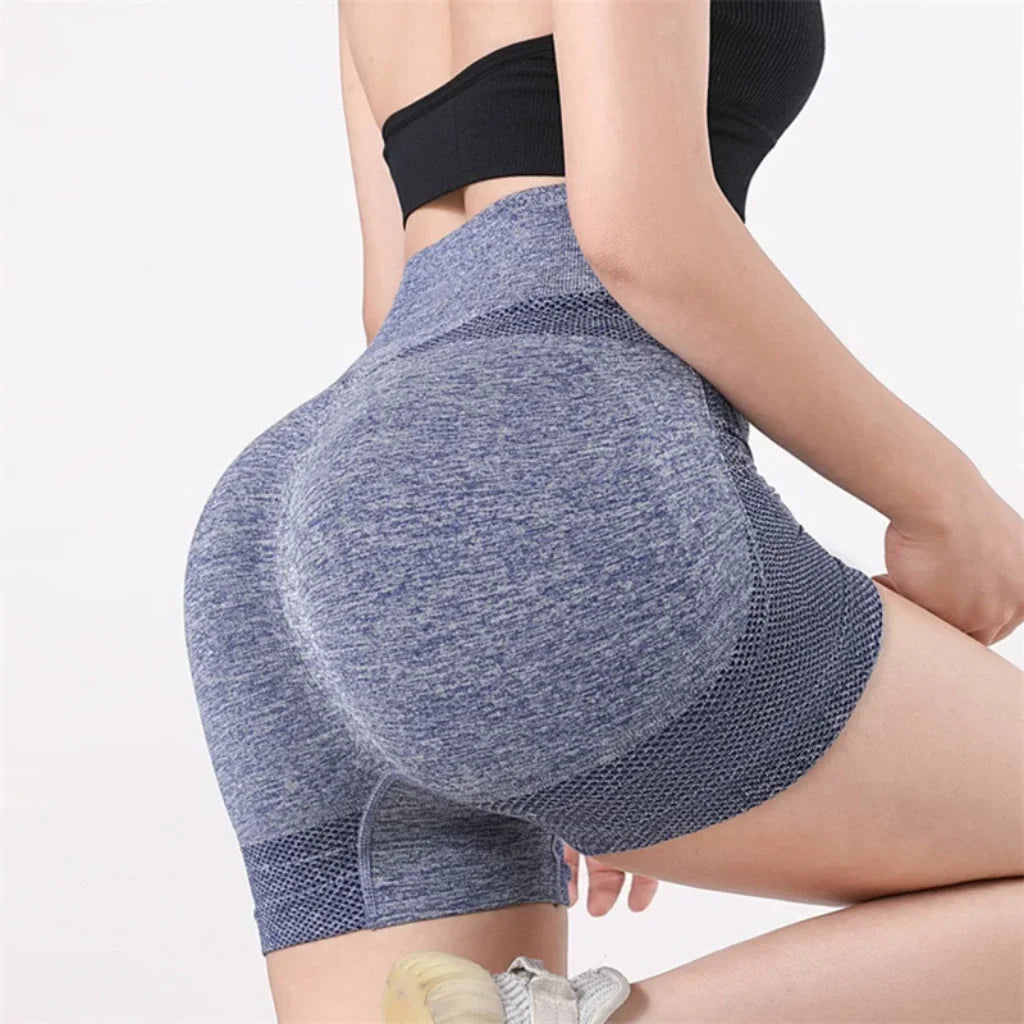 High Waist Yoga Shorts for Women – Butt Lifting & Tummy Control Fitness Shorts