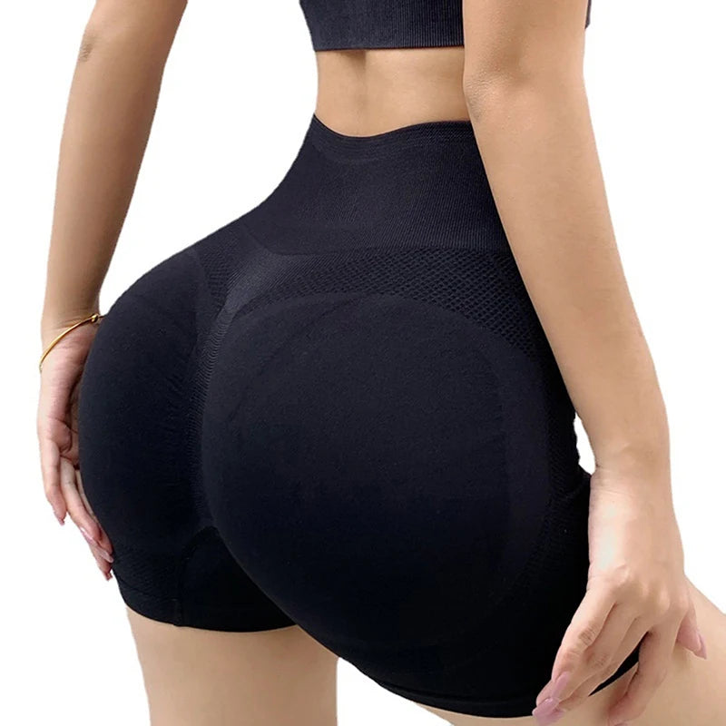 High Waist Push Up Gym Shorts – Women’s Sports Cycling Jogging Fitness Yoga Leggings