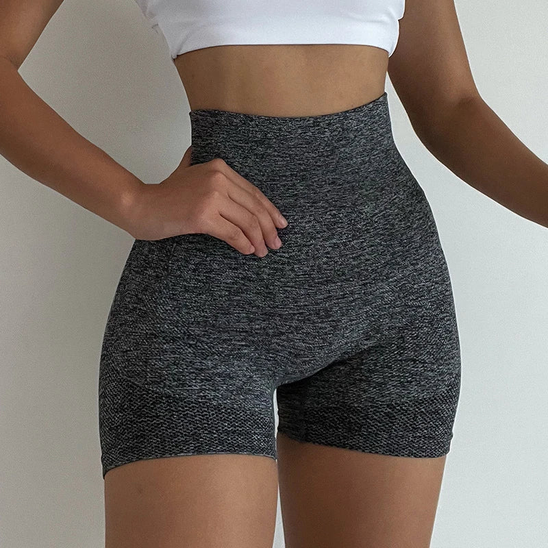 High Waist Yoga Shorts for Women – Butt Lifting & Tummy Control Fitness Shorts