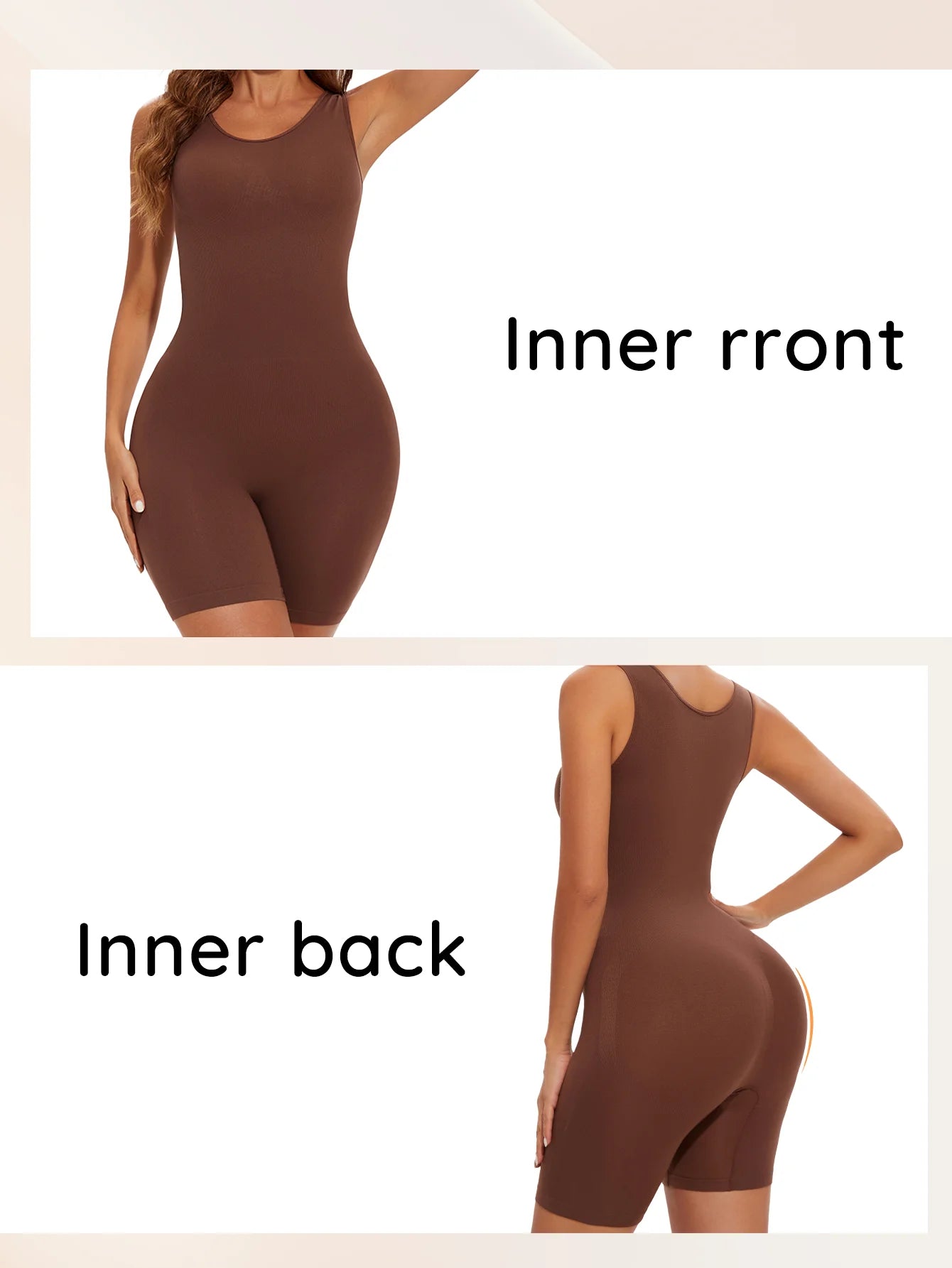 Sexy Full Coverage Shapewear Bodysuit – Thigh Slimming & Seamless Fit