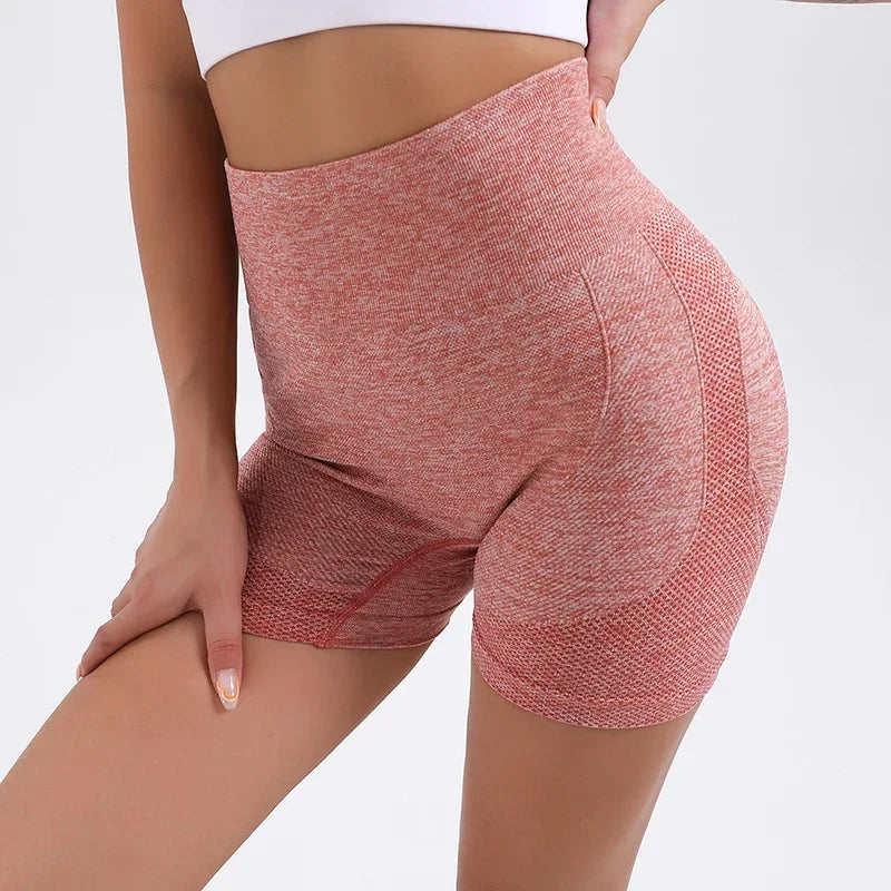 High Waist Yoga Shorts for Women – Butt Lifting & Tummy Control Fitness Shorts