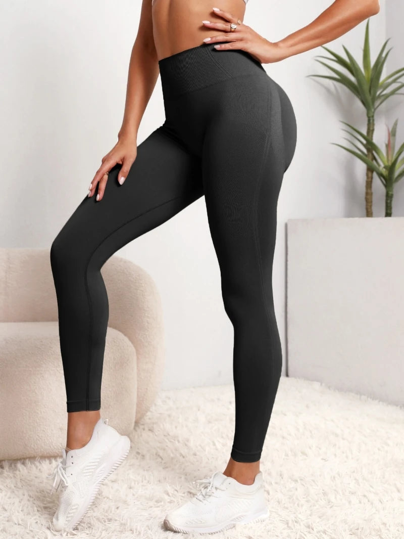 High Waist Seamless Push-Up Sports Leggings push up yogo leggimgs