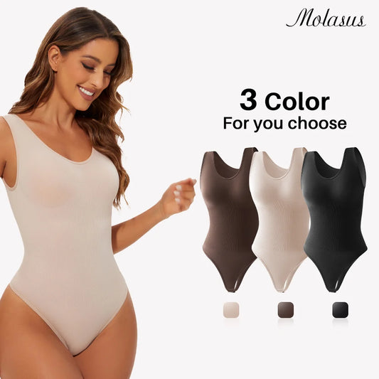 Seamless Shapewear Bodysuit for Women – Sculpting Thong Body Shaper